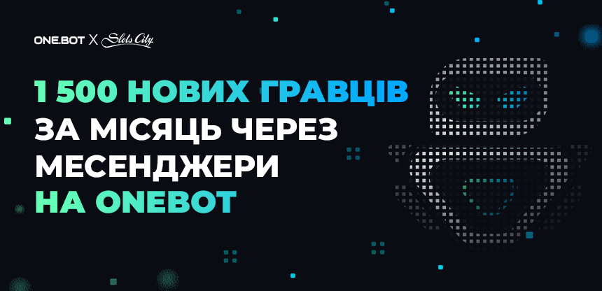 1500+ нових гравців за місяць: кейс ONE BOT x Slots City