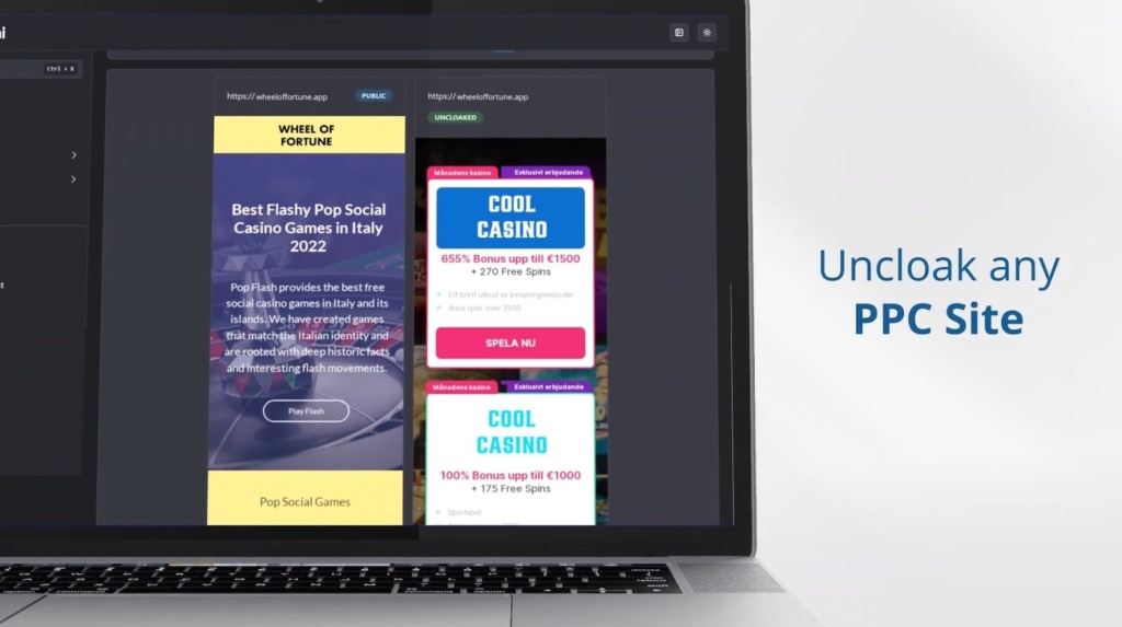 Uncloack any PPC Site