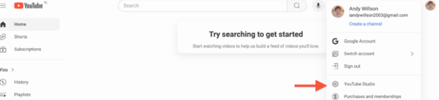 Реєстрація у YouTube