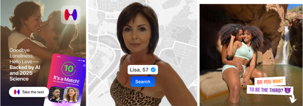 Приклади реклами дейтингу (взято з Adheart)