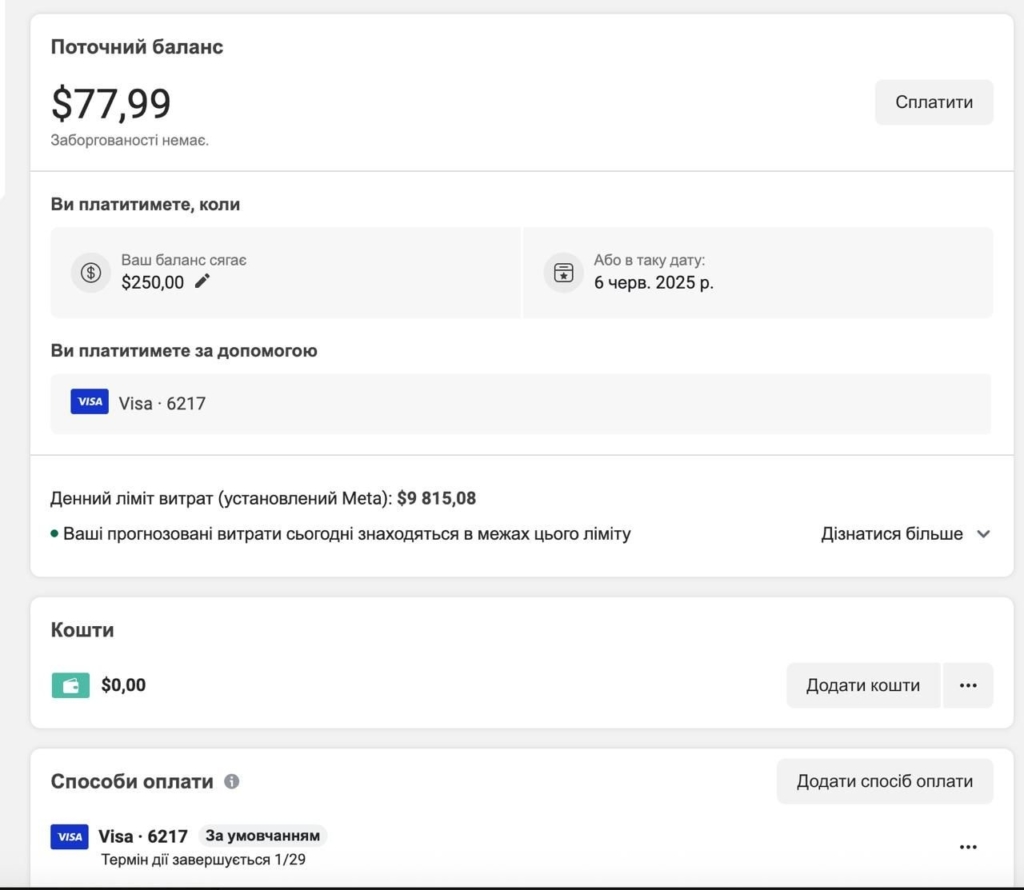 Поточний баланс