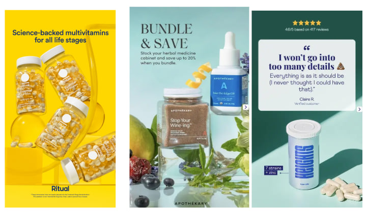 Як виглядають креативи Health&Beauty у tier-1 у 2025 році