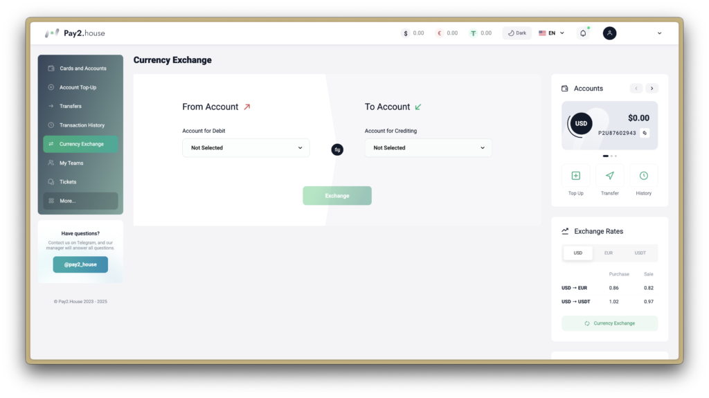 pay2.house обмін валют