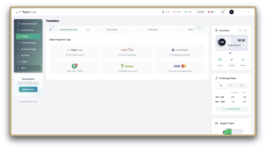 pay2.house переказ коштів