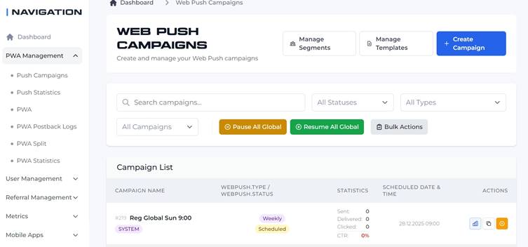 Пуш повідомлення Spendy