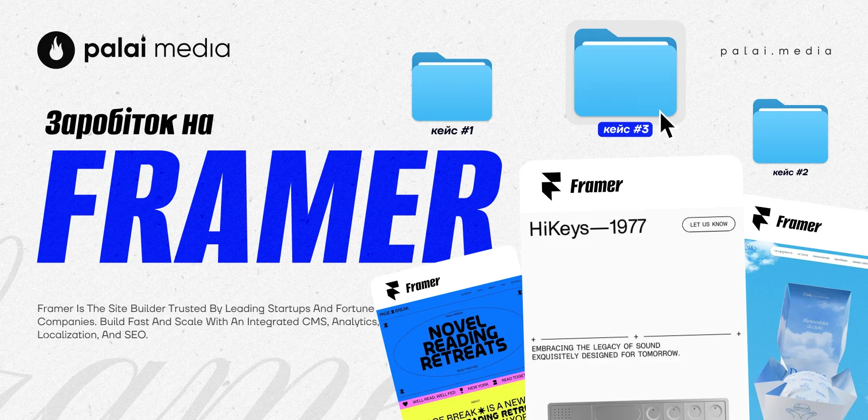 Як заробляють на Framer-шаблонах: 4 кейси