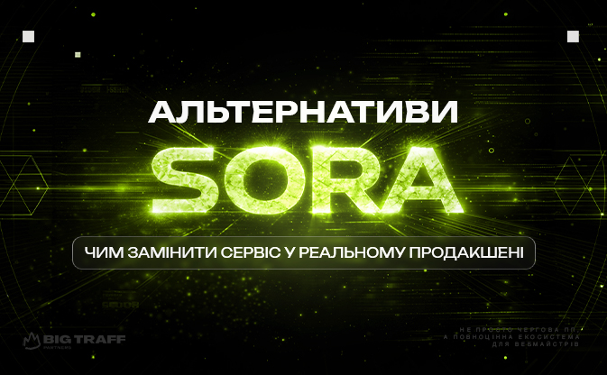 Альтернативи Sora: чим замінити сервіс у реальному продакшені