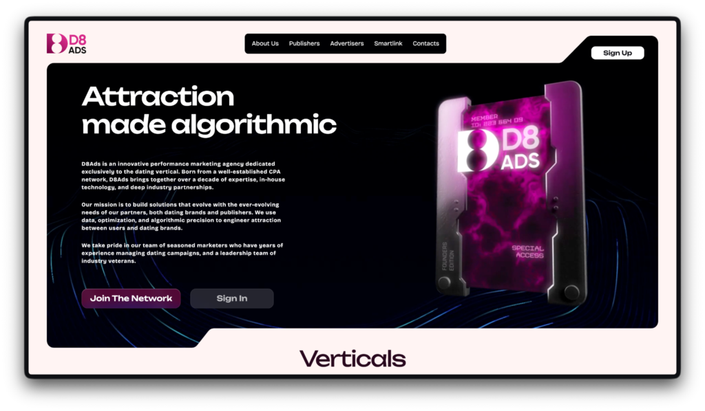 Головна сторінка D8ads