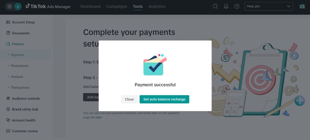 Запуск реклами у TikTok Ads з Trustee Plus