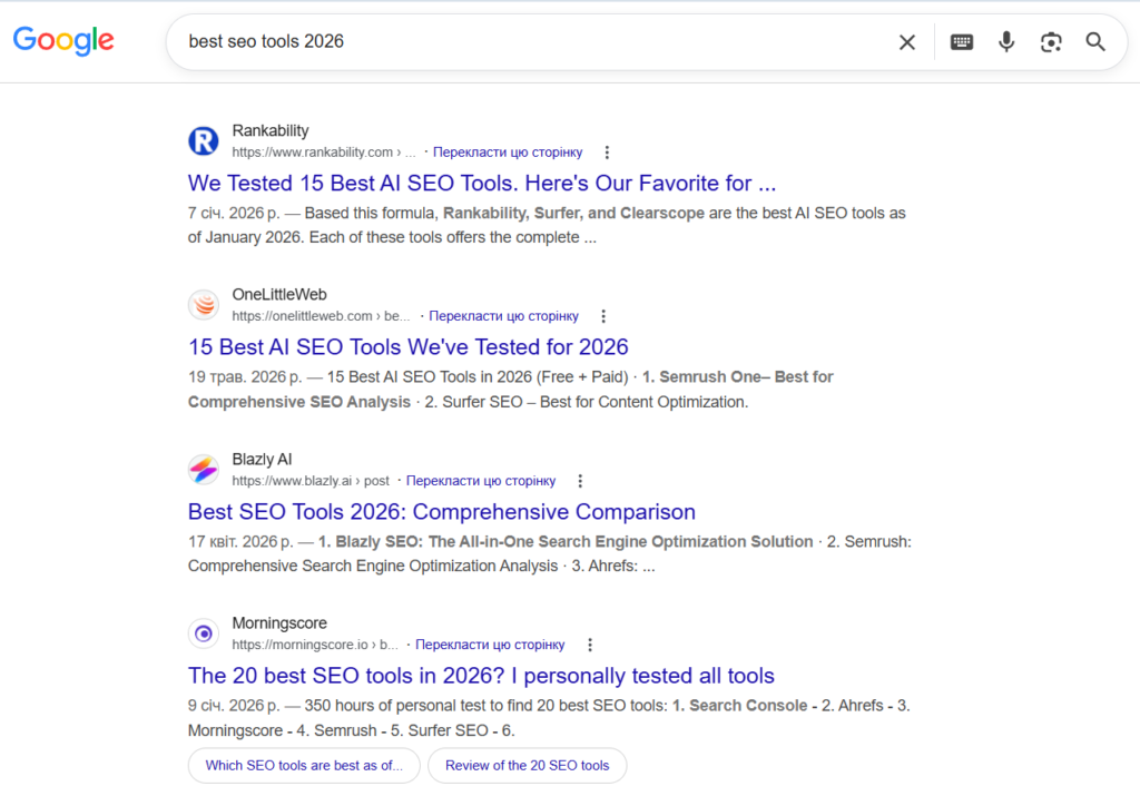 besy seo tools 2026