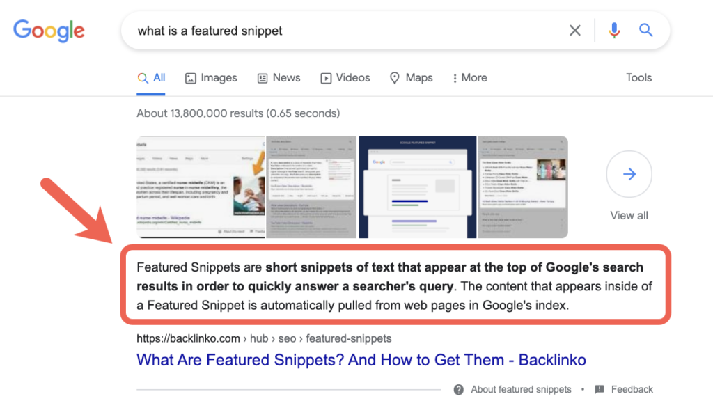Featured Snippet